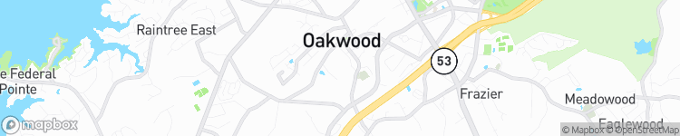 Oakwood - map
