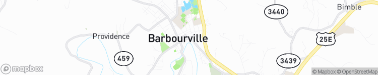 Barbourville - map