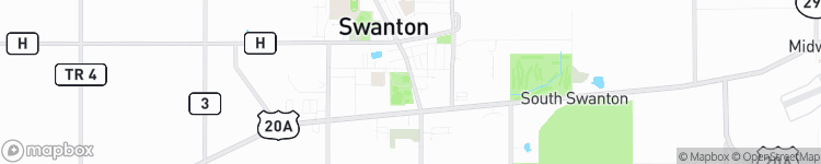 Swanton - map