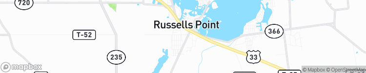 Russells Point - map