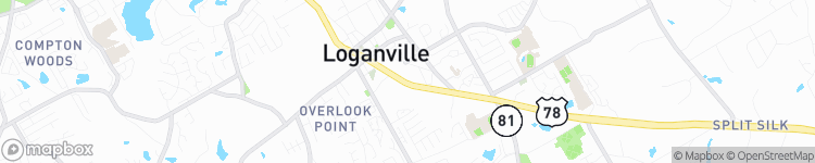 Loganville - map