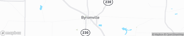 Byromville - map