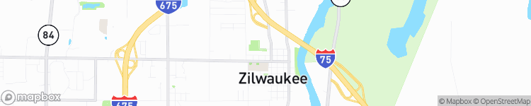 Zilwaukee - map