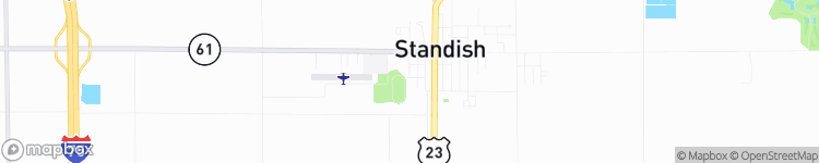 Standish - map