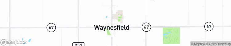 Waynesfield - map