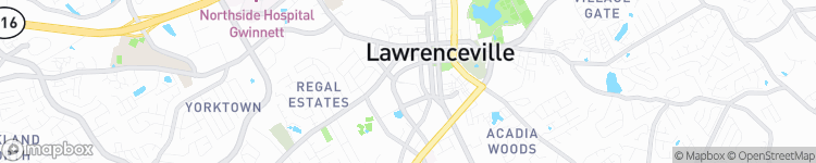 Lawrenceville - map