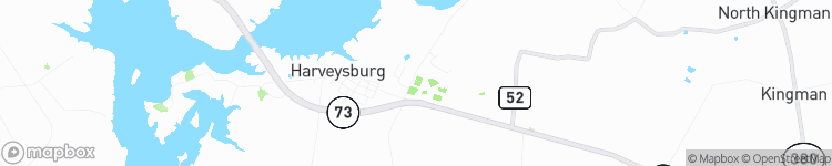 Harveysburg - map