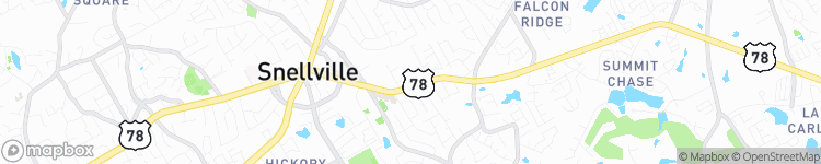 Snellville - map