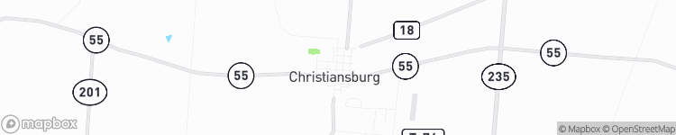 Christiansburg - map