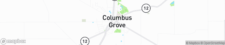 Columbus Grove - map