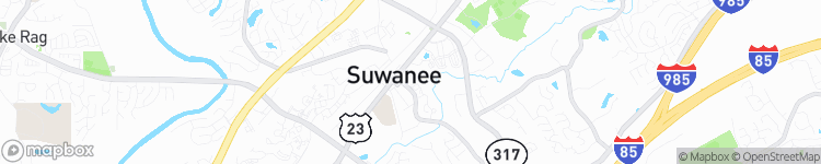 Suwanee - map