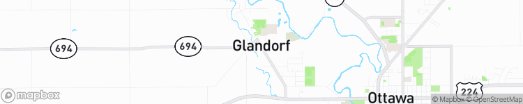 Glandorf - map