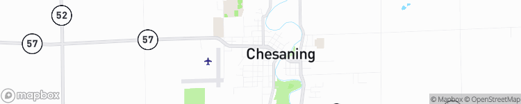 Chesaning - map