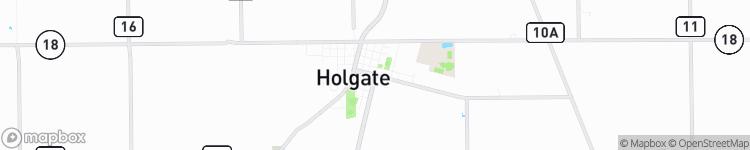 Holgate - map
