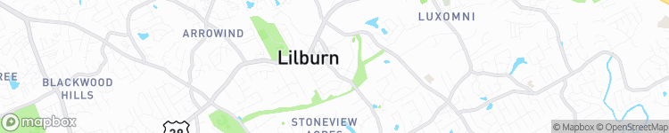 Lilburn - map