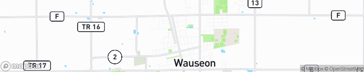 Wauseon - map