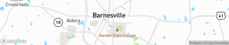 Barnesville - map