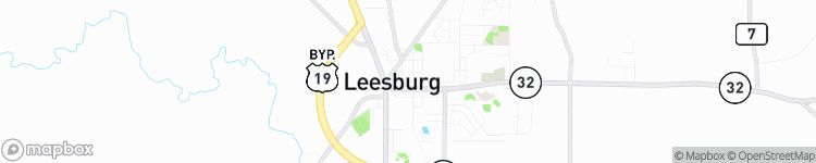 Leesburg - map