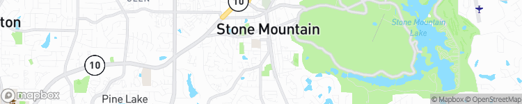 Stone Mountain - map
