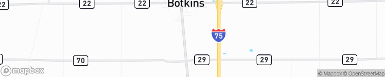Botkins - map