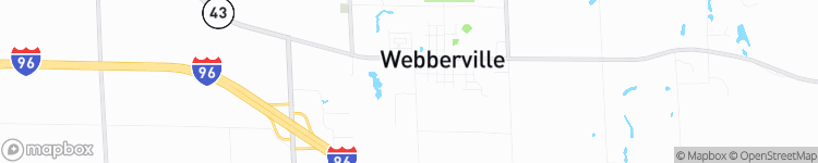 Webberville - map
