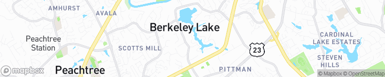 Berkeley Lake - map