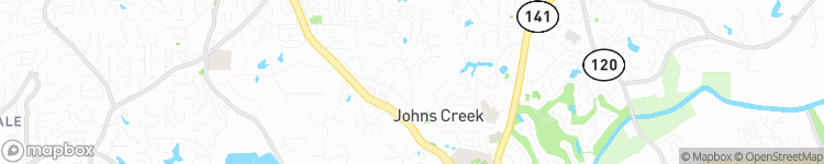 Johns Creek - map