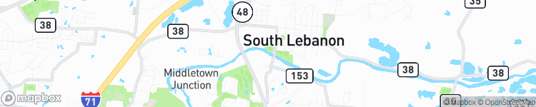 South Lebanon - map