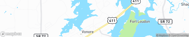 Vonore - map
