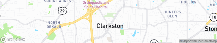 Clarkston - map