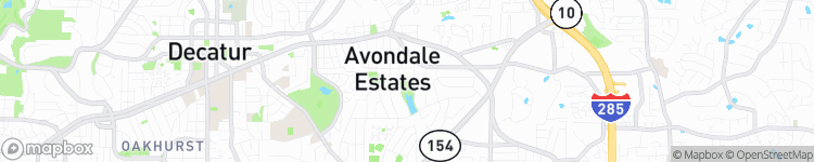 Avondale Estates - map