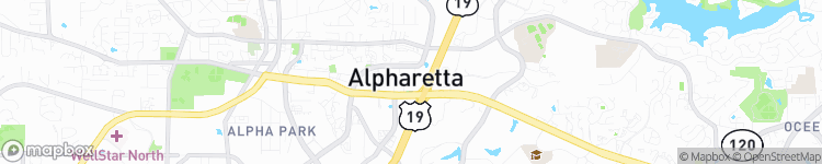 Alpharetta - map