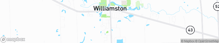 Williamston - map