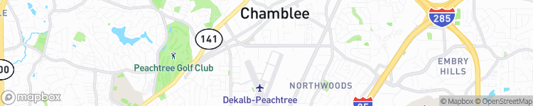 Chamblee - map