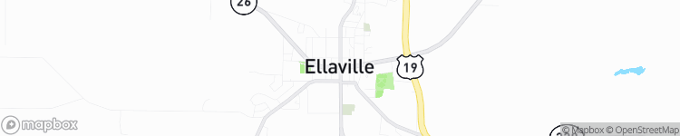 Ellaville - map