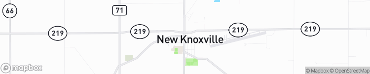 New Knoxville - map
