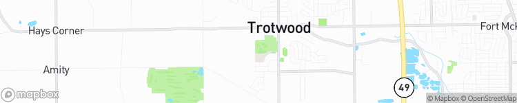 Trotwood - map