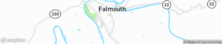 Falmouth - map