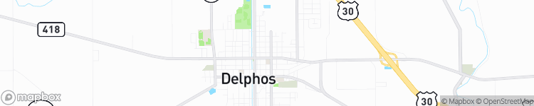 Delphos - map