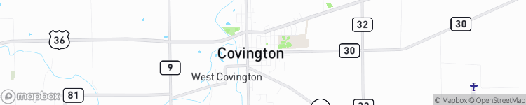 Covington - map