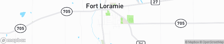Fort Loramie - map