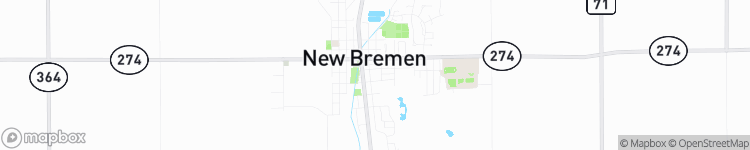 New Bremen - map