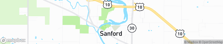 Sanford - map