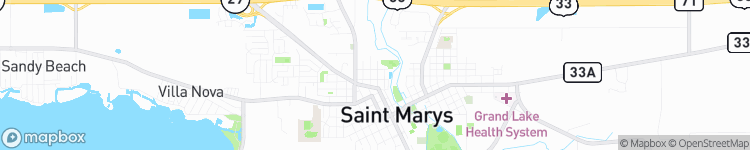 Saint Marys - map
