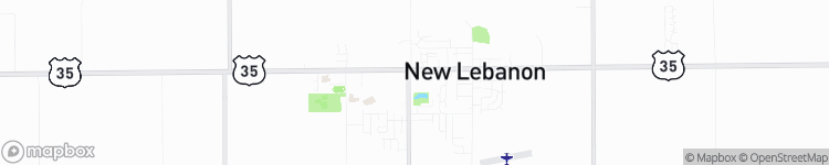 New Lebanon - map