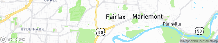 Fairfax - map
