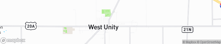 West Unity - map