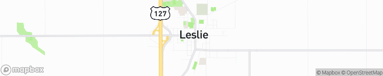 Leslie - map