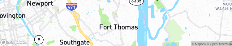 Fort Thomas - map