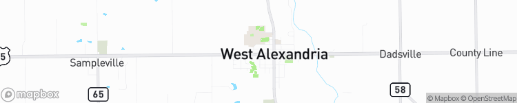 West Alexandria - map